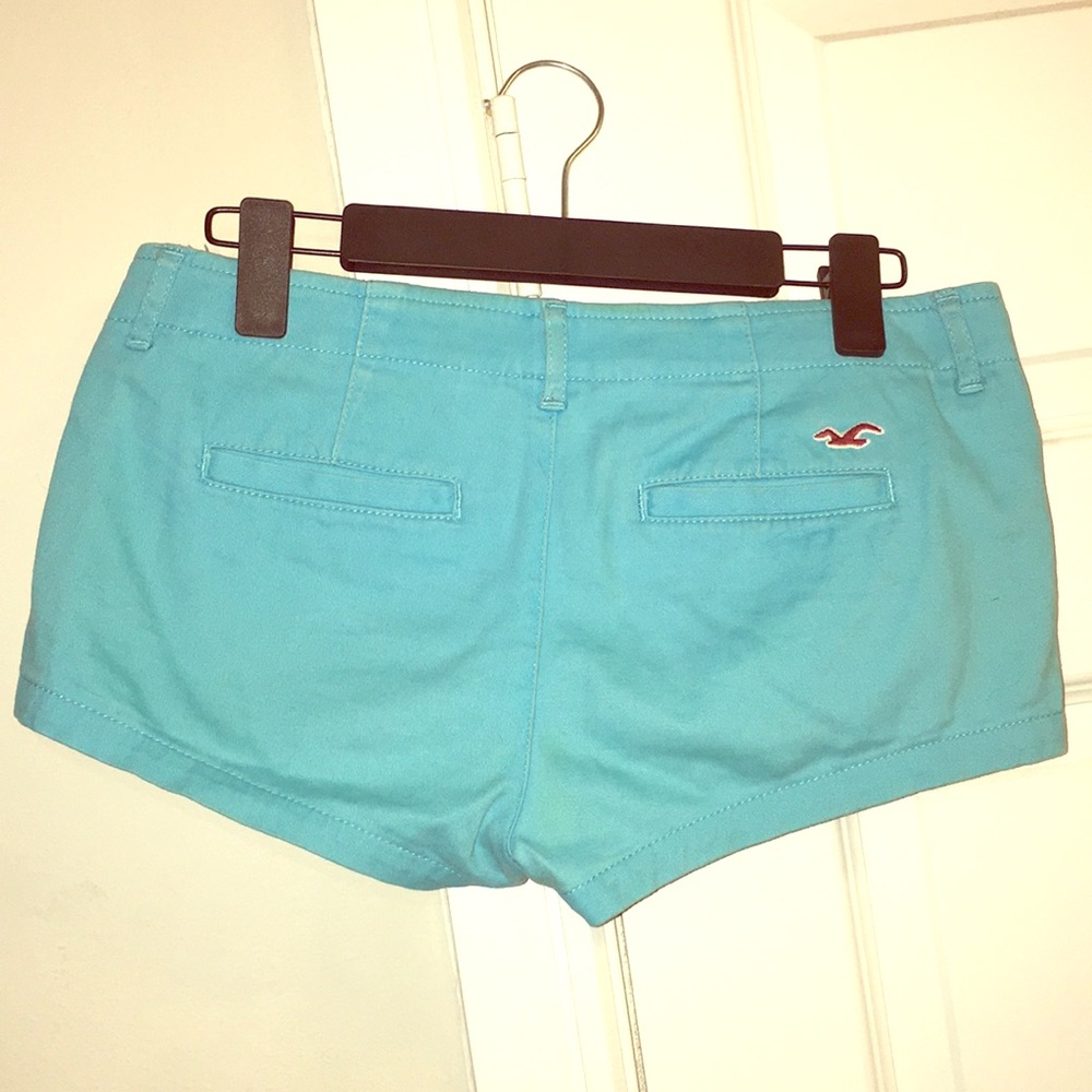 Teal Hollister knit shorts